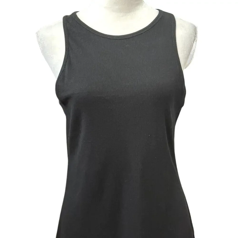 BP Black Sleeveless Tank Dress Mini Casual M NWT Minimalist Chic Timeless Chic